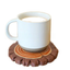 Printed wooden coasters Creative coffee cup holder Portable coaster - Korvel