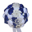 Artificial Wedding Bouquets Hand Made Flower Rhinestone Bridesmaid Crystal Bridal Wedding Bouquet - Korvel