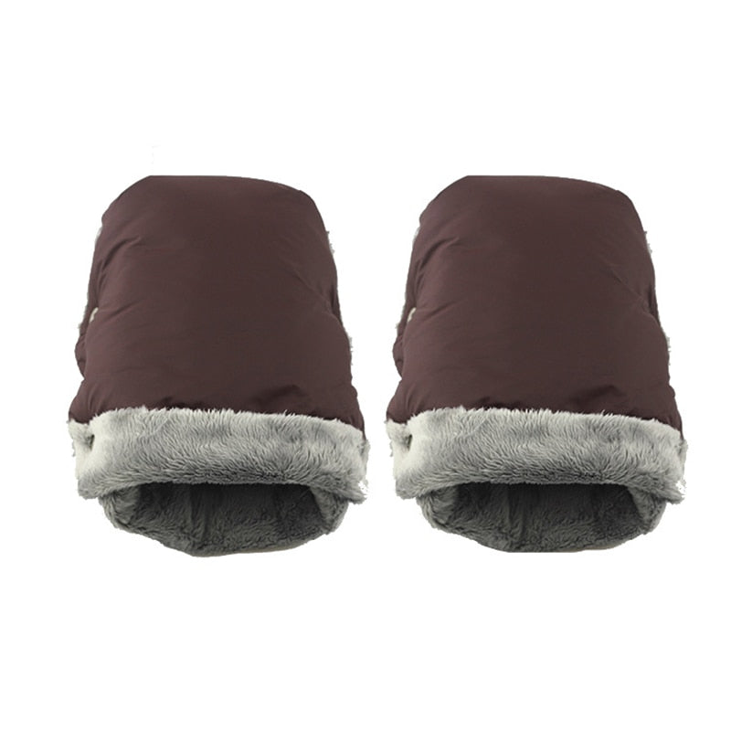 Baby Stroller Gloves Winter Pram Hand Muff Waterproof Pram Accessory Mitten Baby Buggy Clutch Cart Thick Gloves - Korvel