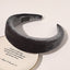 Wide edge velvet sponge hair clip for women's head clip high skull top hair clip - Korvel