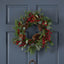 22" Berry, Eucalyptus, and Pinecone Wreath