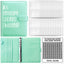 100 Day Challenge Loose leaf Notebook Couple's Savings Notebook Money Saving Envelope Budget Savings Notebook Notepad - Korvel