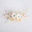 Queenco Gold Bridal Hair Comb Pearl Beads Wedding Hair Accessories Women Headpiece Girl's Hair Vine Party Hair Jewelry - Korvel