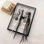Miu Style Bag Charm Couple Edition Billiard Black 8 Decorative Chain Korean INS Alloy Badminton Climbing Keychain - Korvel