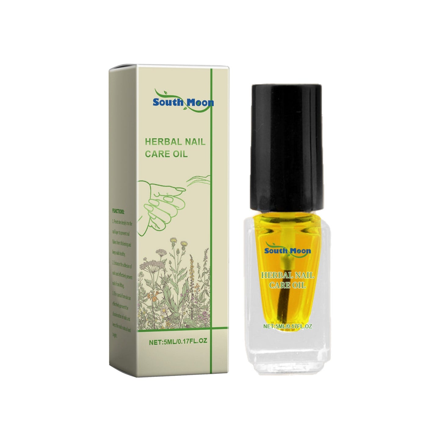Herbal Nail Care Oil for Nourishing Cuticles and Nails