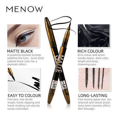 Miele Eyeliner Cool Black Soft Tip Eyeline Eyeliner Tip - Korvel