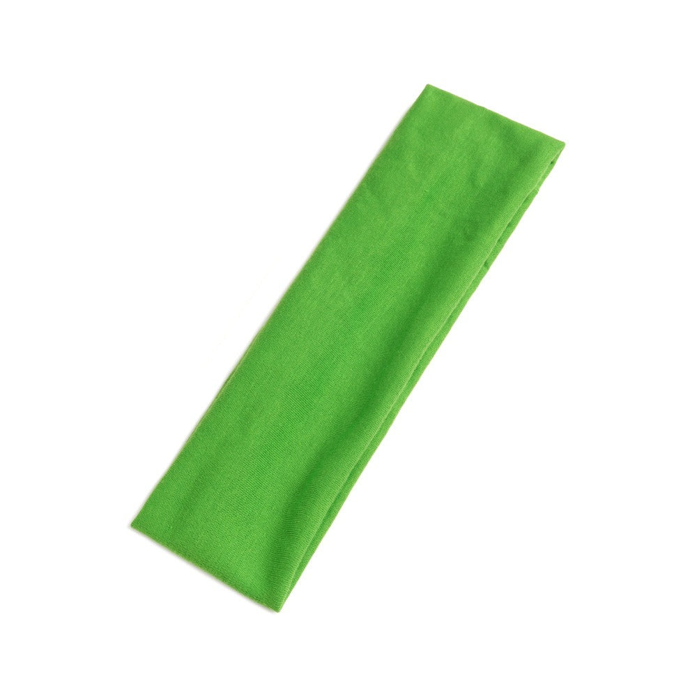 Simple Sports Headband Running Sports Anti Sweating Yoga Headband Unisex Solid Color Single Loop Headband - Korvel