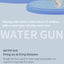 Double tube electric water gun outdoor water play and war toy - Korvel