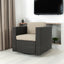 PUERTA MP1 SWIVEL CHAIR-DARK BROWN - Korvel