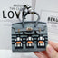 Small house bag mini window pendant headphone bag lipstick car key backpack backpack decoration - Korvel