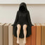 Estatua Femenina Sentada de Halloween para Decoración del Hogar