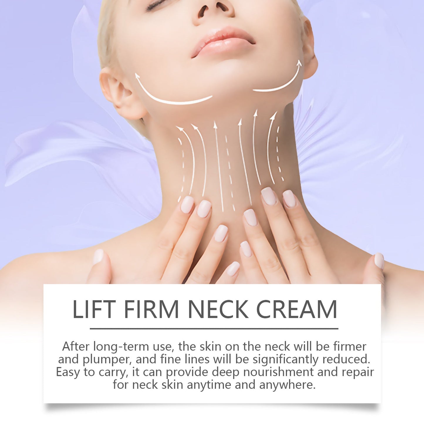 OUHOE Neck Cream - Hydrating, Moisturizing, and Refreshing Skin Care Lotion for Neck and Body - Korvel