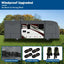 Umbrauto Class A RV Cover Upgraded Heavy Duty 7 Layers Top Windproof Breathable Class A Motorhome Camper Cover,Grey - Korvel