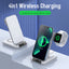Private Four in One Wireless Charging Stand up Desktop Clock Wireless Charger Suitable for iPhone 13/14 - Korvel