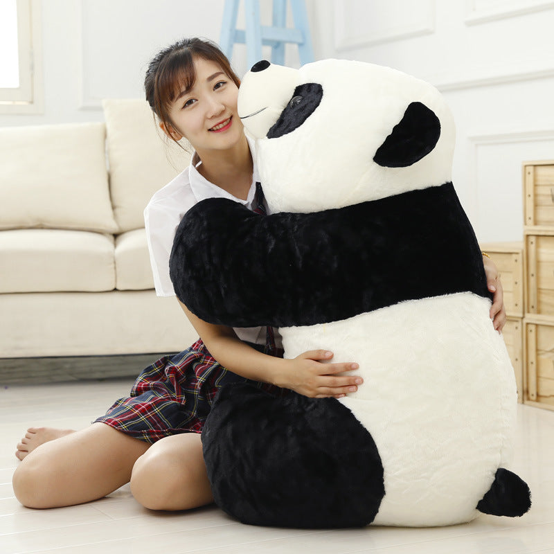 Simulated Giant Panda Doll Plush Toy Lying Panda Doll - Korvel