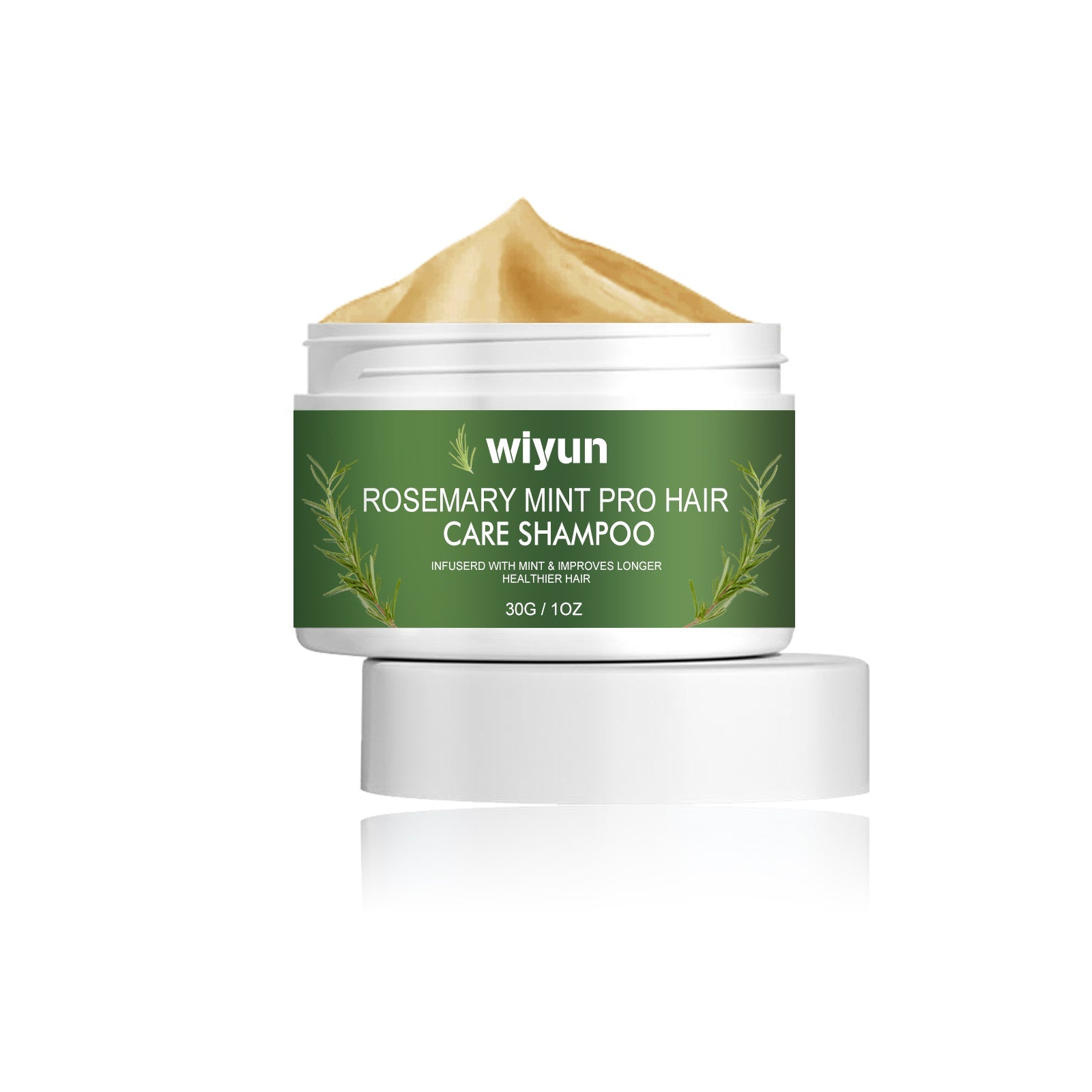 Rosemary Mint Pro Hair Care Shampoo, Scalp Massage Cleaning Care Repair Bifurcation Strong, Supple And Dense Hair - Korvel