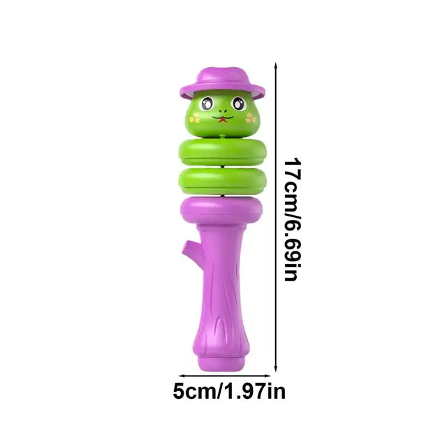 Cartoon Snake-Shaped Whistle Twisting Snake Rotating Duck Dragon Decompression Swinging Force Control Balance Toy - Korvel