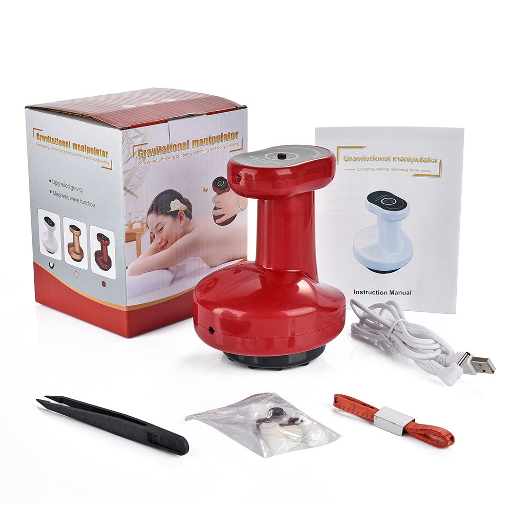 Electric Scraping Instrument Massage Physiotherapy Instrument Sucking Sha Cupping Device Intelligent Trader Meridian Dredging Machine - Korvel