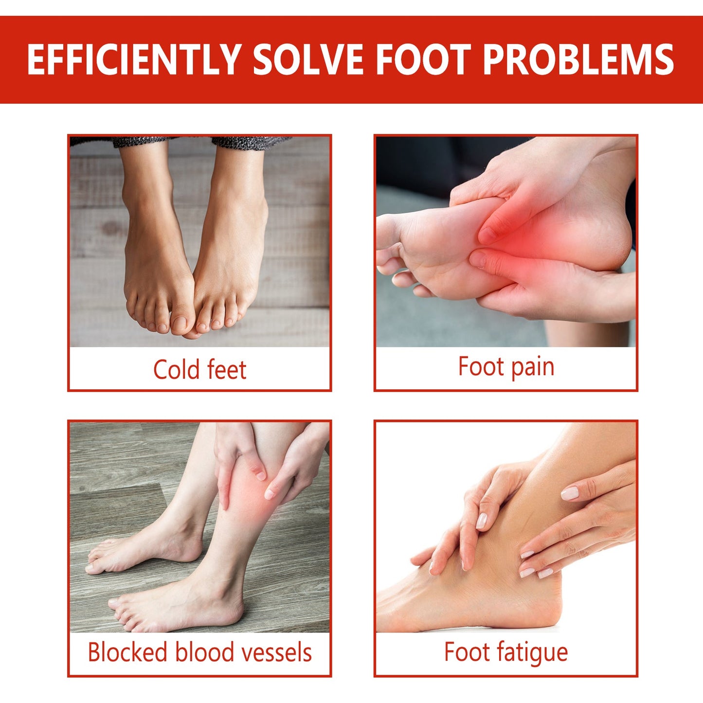 Self-Heating Portable Foot Warmer Pad for Comfort