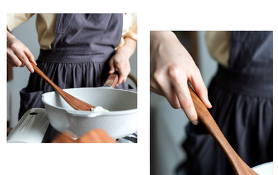 Wooden spatula kitchenware set - Korvel