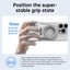 MagSafe Compatible Fun Photography Grip: MFi Certified Wireless Bluetooth Stabilizer for Shake-Free Shooting - Korvel