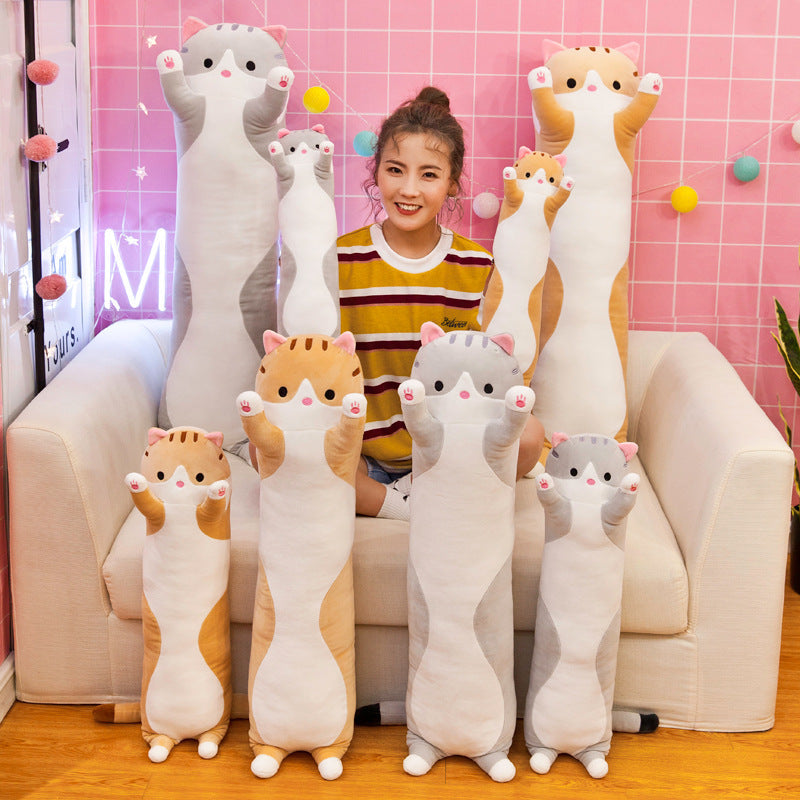 Long Cat Pillow Large Plush Toys Sleeping Pillow - Korvel