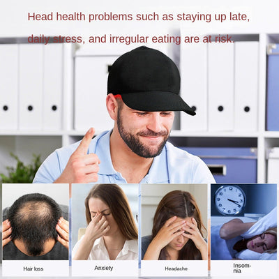 Red Light Infrared Phototherapy Cap for Hair Growth and Anti-Hair Loss, Red Light Cap Hair Care Device Hair Regrowth Instrument PCBA - Korvel
