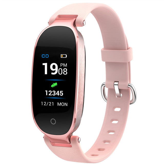 S3 Color Bracelet Fashion Wrist Smart Band Bracelet Girl Women Heart Rate Monitor Lady Female Fitness Tracker Wristband - Korvel