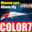 AFISHLURE Bass Wobblers Trout Fishing Lure  66mm/8g Minnow  Hard Baits Iscas Artificial Pesca Leurre - Korvel