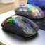 Luminous wireless Bluetooth the third mock examination transparent game mouse with screen charger - Korvel