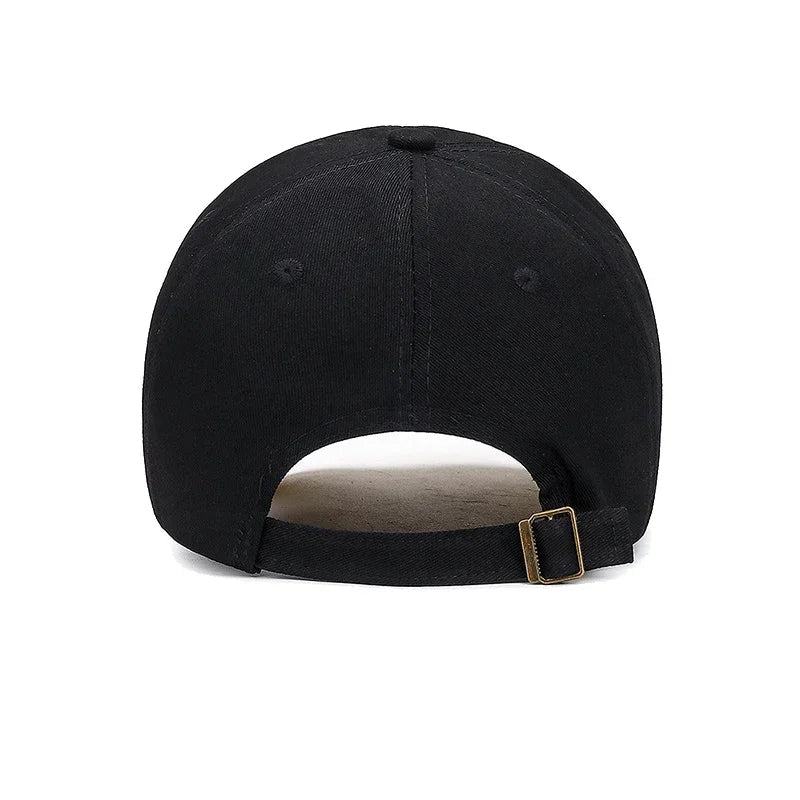 Soft Top Sports Baseball Cap Cotton 3D Embroidery Unisex Snapback Cap Tennis Hat Dad Cap - Korvel