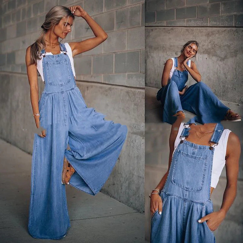 Salopette en denim pour un style sans effort