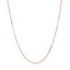 Cadena Clásica de Caja en Oro Rosa de 14k - 0.45mm