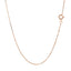 Cadena Clásica de Caja en Oro Rosa de 14k - 0.45mm