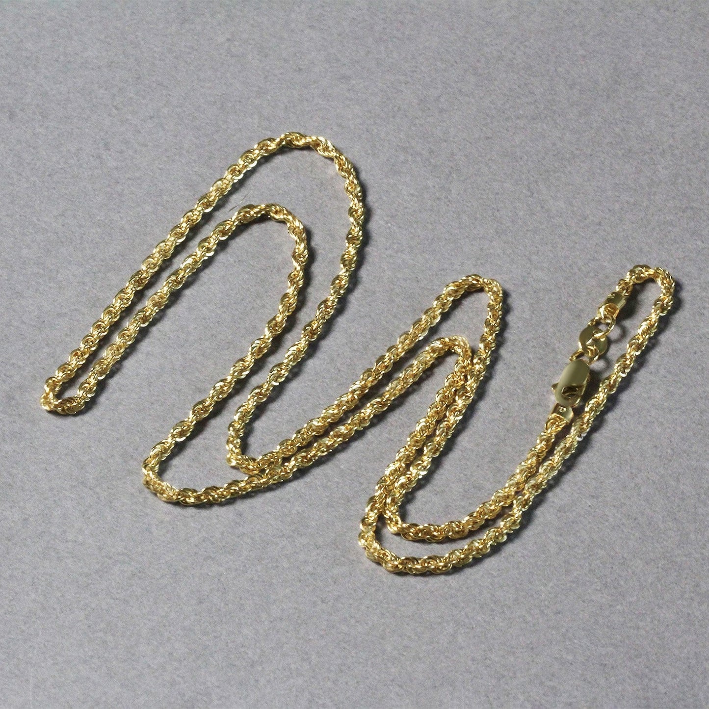Cadena de Cuerda Ligera de Oro Amarillo de 14k - 2.0mm
