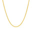 14k Yellow Gold Round Wheat Chain 1.5mm