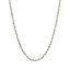 Chaîne en or blanc 14k de 2,0 mm avec motif en diamant