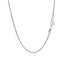 Chaîne en or blanc 14k de 2,0 mm avec motif en diamant