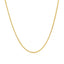 14k Yellow Gold Round Wheat Chain - 1.2mm