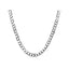 Chaîne Curb Solide en Or Blanc 14k de 2,6 mm