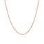 Chaîne Singapore en or rose 14k - Élégance de 1,0 mm