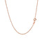 Chaîne Singapore en or rose 14k - Élégance de 1,0 mm