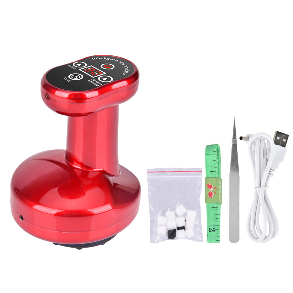 Electric Scraping Instrument Massage Physiotherapy Instrument Sucking Sha Cupping Device Intelligent Trader Meridian Dredging Machine - Korvel