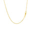 14k Yellow Gold Diamond Cut Rolo Chain - 1.1mm