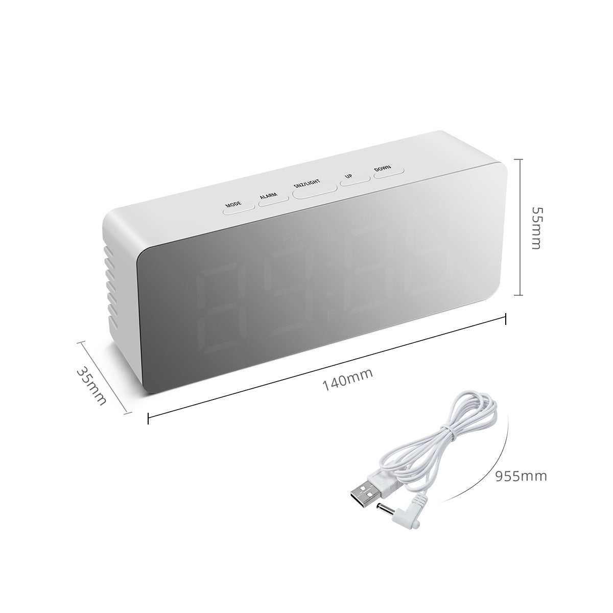 Children's Alarm Clock Led Electronic Clock Multi-Function Digital Electronic Clock Alarm Clock Student Special Desktop Clock - Korvel