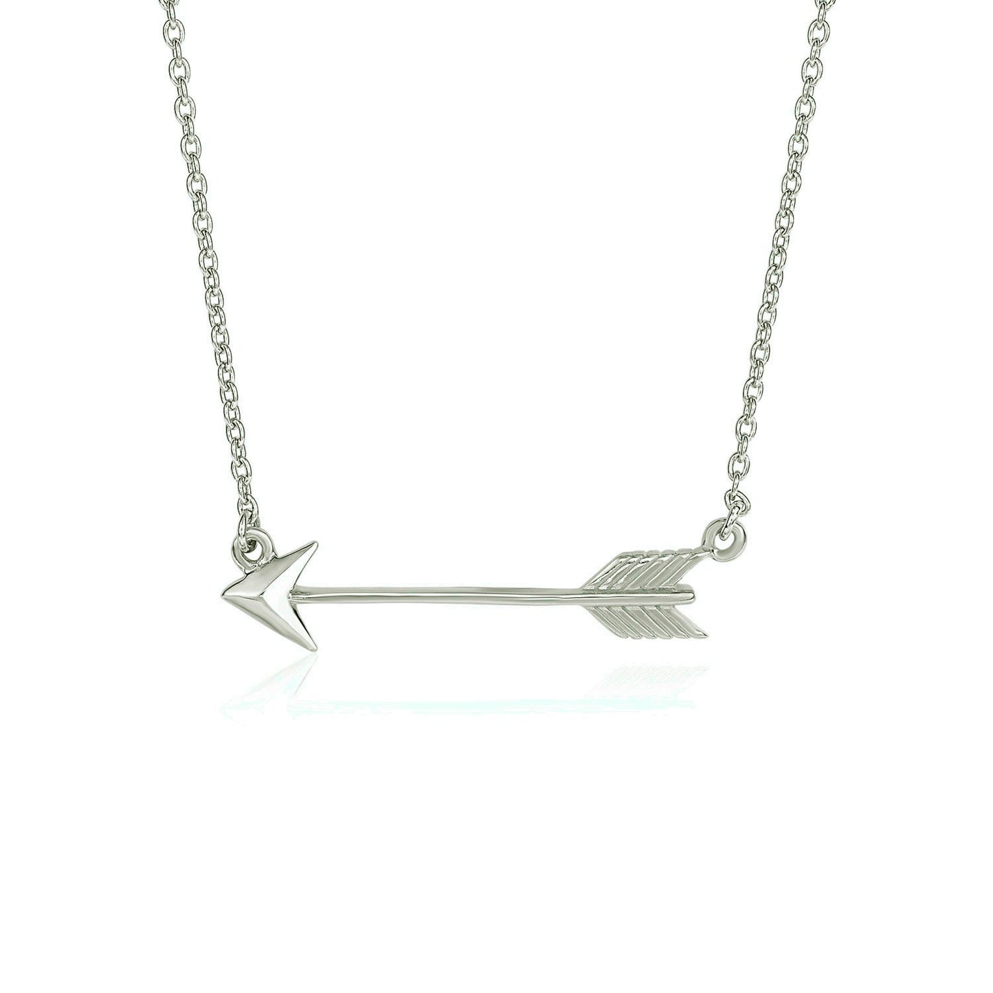 Sterling Silver Arrow Necklace