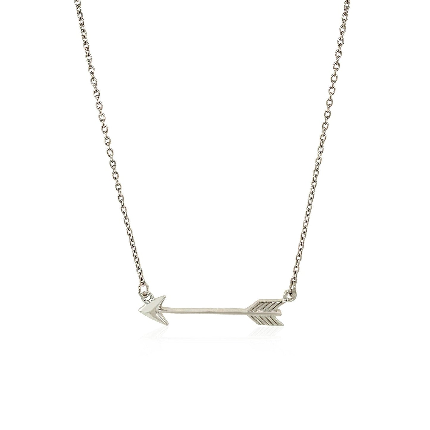 Sterling Silver Arrow Necklace