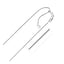 14k White Gold Adjustable Wheat Chain Necklace