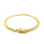 Pulsera Sólida Clásica Miami Cuban de Oro Amarillo de 14k - 5.0mm