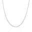 10k White Gold Solid Diamond Cut Rope Chain 1.4mm